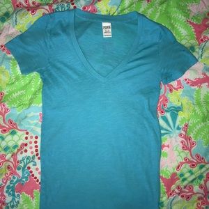 Blue PINK tee